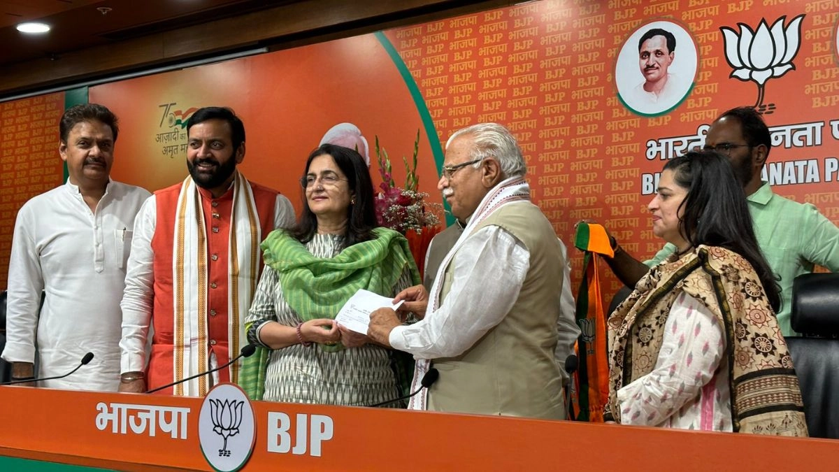 former-haryana-congress-mla-kiran-chaudhary-daughter-shruti-join-bjp-in-delhi